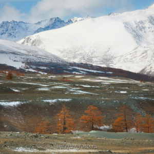 Вершины Монгольского Алтая - осень
