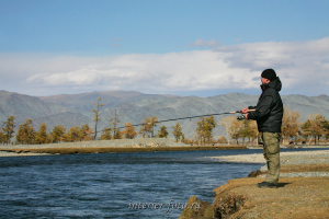 Рыбалка на реке Ховд - Монголия