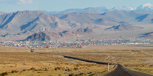 На подъезде к Улгию - Монголия