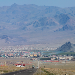 На подъезде к Улгию - Монголия