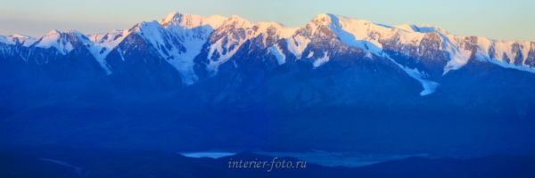 Панорамное фото Северо-Чуйский хребет с Курайского